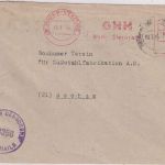All.Bes. - Oberhausen-Sterkrade 19.3.46 apt. 24 Pfg. AFS "GHH" Zensurbrief