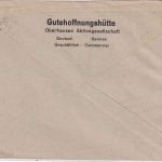 All.Bes. - Oberhausen-Sterkrade 19.3.46 apt. 24 Pfg. AFS "GHH" Zensurbrief