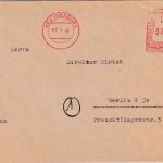 All.Bes. - Neu Isenburg 7.1.46 apt. 12 Pfg. Absenderfreistempel Brief n. Berlin