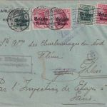 LP Belgien - Brüssel 4.4./17.4.17 Zensurbrief i.d. Etappe West m. Zurückweisung