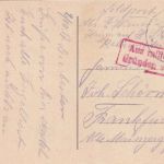 Postgebiet Ob.Ost - Windau Lettisches Pastorat sw-AK/Marineschiffspost 1917