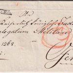 Bayern/Ungarn - Dinkelsbühl L1 Francobrief n. Ofen 1827