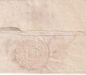 Bayern - R3 Bayreuth 11. MAI 1813 blauer L2 Dienstbrief (Inhalt !!) n. Aschbach