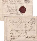 Bayern - Nürnberg 1851 Brief/persönl. Portofreiheit! (Postcondukteur) n Augsburg