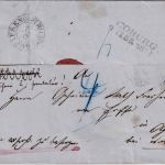 Thurn&Taxis - Meiningen 1855 Express-Portobrief n. Ahorn b. Coburg
