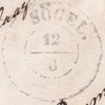 NDP - Sögel 12/2 nachv. hannov. K2 Brief n. Bremen