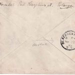 Bayern - 2x5+10 Pfg. Wappen Brief n. ENGLAND K1 Erlangen 1 22.3.97 - London