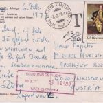 Italien/USA/Österreich - 13 C. US-Marke Karte Sterzing - Innsbruck 1977