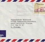 Mauritius - 75 C. Meerestiere/Kegelschnecke Luftpostbrief Port Louis 1974