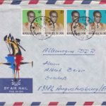 Zaire - 8+4+2x1 K. Mobutu Luftpostbrief Kinshasa - Augustusburg 1972