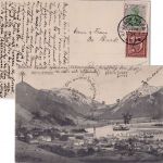 Bayern - Schliersee sw-AK gelaufen Rottach-Egern 1922