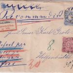 DR - 20+10 PfgE. Eil-Einschreibebrief K1 Rothenfelde - Wolfenbüttel 1878
