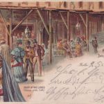 DR - Berlin 33. Gewerbe-Ausstellung 1896 Farblitho "Gruss aus Kairo" n Kreuznach