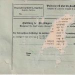 DR - 2x50 Pfg. Germania Friedensdr. Wertpaketkarte i.d. SCHWEIZ Hamburg 8 1912