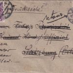 DR/Österreich - 3 Pfg. Germania Drucksache Zittau - Salzburg u. retour 1908