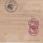 DR - 2 M. Nord/Süd u.a. Paketkarte Berlin O27 - Memel 19.10.20