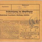 DR - 4x2M. Germania Paketkarte Bremen 5/Selbstbucher - Nürnberg 15.11.21