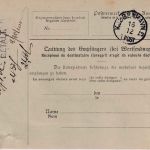 DR - 80 Pfg. Germania Paketkarte n. DÄNEMARK Cöln 9 - Kopenhagen 1910