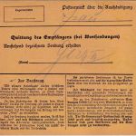 DR - 50 Pfg. Germania Paketkarte/Selbstbucher Charlottenburg - Landshut 1916