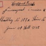 DR - 4 M. Germania Ortseinschreibebrief (2. Gew.st./20-100g) Berlin SO33 27.4.22