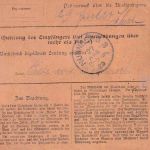 DR - 1,50 M. Reichspostamt u.a. Eilpaketkarte Grossröhrsdorf - Nürnberg 26.4.20
