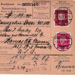 DR - 60 Pfg. Ebert u.a. Postanweisung n. USA Berlin SO16 - Kansas City 1929