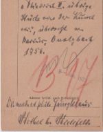 DR-Infla - 200 M. Ziffer Bücherzettel Bielefeld - Frankfurt a/M. 8.8.23