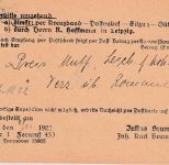 DR-Infla - 100 M. Bergmann Bücherzettel Goslar - Berlin 2.11.22