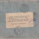 DR-Infla - 100 M. Qiueroval ua. Einschreibebrief n. ITALIEN Berlin - Rom 14.2.23