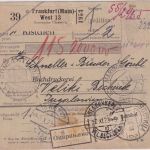 DR-Infla - Frankfurt a/M (Selbstbucher Paketkarte n. JUGOSLAWIEN Barfreimachung