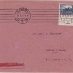 DR - 25 Pfg. Nothilfe UR Brief >20g Hamburg - Soltau 1932