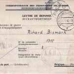 All.Bes. - Kriegsgefangenenbrief n. BELGIEN Berlin-Charlottenburg 15.5.46 Zensur
