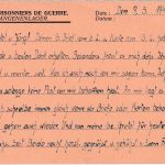 Belgien/All.Bes.- Lager CH VI (Chatelineau) Kriegsgefangenenkarte n Dresden 1947