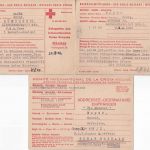 All.Bes./England - München 1946 3 Vordruckkarten (Rotes Kreuz) n. Chepstow