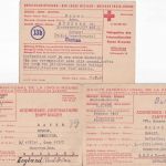 All.Bes./England - München 1946 3 Vordruckkarten (Rotes Kreuz) n. Chepstow
