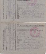 Jugoslawien/All.Bes. - Susak 4./16.10.45 2 Kriegsgefangenenkarten n. Augsburg