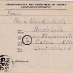 Belgien/All.Bes. - Lager C.H. II (Marchienne) Kriegsgefangenebrief n. Calau 1946