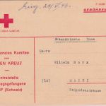 Schweiz/All.Bes. - Genf 14.5.46 Rotes Kreuz gebührenfreie Karte n. Mainz