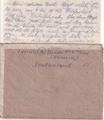 All.Bes./Belgien - (20) Jeinsen ü. Elze Kriegsgefangenenbrief i. Lager LBIV 1947