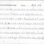 England/Österreich - POW camp 66 Kriegsgefangenenkarte 21.3.45 Überroller !