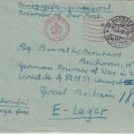 Franz. Zone/England - Böhringen ü. Urach/St. Margereten 25.9.45 Kgf.-Brief