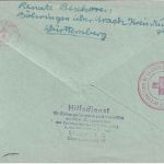 Franz. Zone/England - Böhringen ü. Urach/St. Margereten 25.9.45 Kgf.-Brief