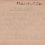 SBZ/Belgien - Frankfurt a/O 1.2.46 Kriegsgefangenenkarte ins brit POW-Lager 2228
