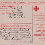 Franz. Zone/England - Stromberg 12.1.46 Kriegsgefangenenkarte (Rotes Kreuz)