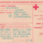 Franz. Zone/England - Urach 8.1.46 Kriegsgefangenenkarte n. Camp Nr. 186
