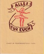 England - POW Camp 18 Featherstone Castle, Haltwhistle Kabarett Programmblatt