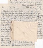 England/All.Bes. - POW Camp 184 (Llanmartin Wales) Kriegsgefangenenbrief 12.9.47
