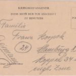 Ägypten/All.Bes.- Middle East Egypt Vordruckkarte n. Hamburg 26.1.47
