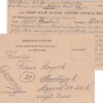 Ägypten/All.Bes.- Middle East Egypt Vordruckkarte n. Hamburg 26.1.47