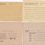 Belgien/All.Bes. - 12 Kriegsgefangenenkarten/-briefe ex 7/46 bis 5/47 Lager BOVI